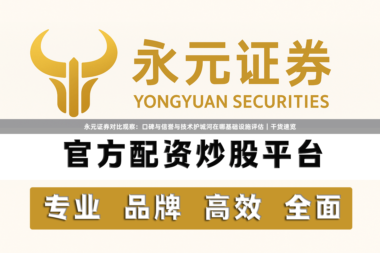 永元证券对比观察：口碑与信誉与技术护城河在哪基础设施评估｜干货速览