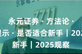 永元证券 · 方法论 · 风险提示 · 是否适合新手｜2025观察
